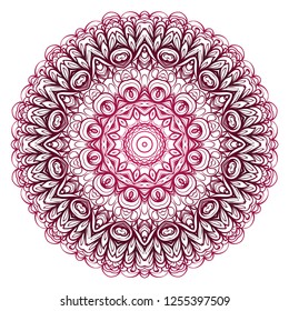 Hand drawn background with Mandala. Vector decorative elements. Arabic, Indian, ottoman motifs.