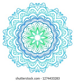 Hand drawn background with Mandala. Vector decorative elements. Arabic, Indian, ottoman motifs.