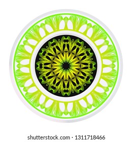 Hand Drawn Background With Mandala. Vector Decorative Elements. Arabic, Indian, Ottoman Motifs.