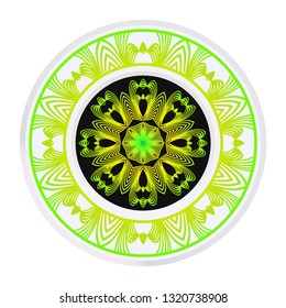 Hand Drawn Background With Mandala. Vector Decorative Elements. Arabic, Indian, Ottoman Motifs.