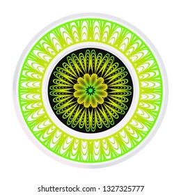 Hand Drawn Background With Mandala. Vector Decorative Elements. Arabic, Indian, Ottoman Motifs.