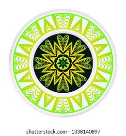 Hand Drawn Background With Mandala. Vector Decorative Elements. Arabic, Indian, Ottoman Motifs.