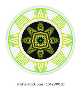 Hand Drawn Background With Mandala. Vector Decorative Elements. Arabic, Indian, Ottoman Motifs.