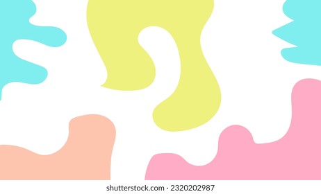 handgezeichneter Hintergrund mit Pastellfarben, geeignet für Vorlagen oder Wallpaper mit hellen Nuancen