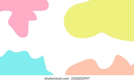fondo con dibujos a mano con colores pastel, adecuado para plantillas o papel de pared con matices brillantes