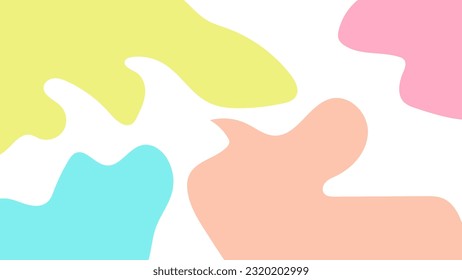 fondo con dibujos a mano con colores pastel, adecuado para plantillas o papel de pared con matices brillantes