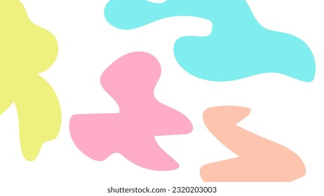hand drawn background with pastel colors, suitable for templates or wallpapers with bright nuances