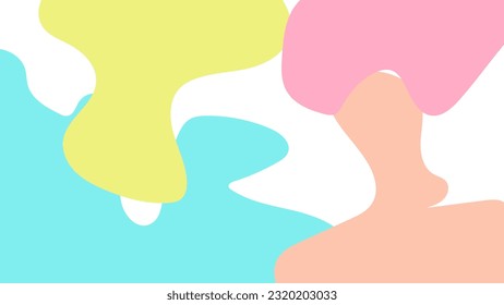 hand drawn background with pastel colors, suitable for templates or wallpapers with bright nuances