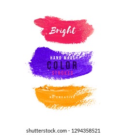 Hand drawn backgrounds for design in bright colors