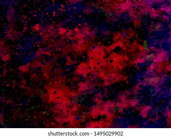 Hand drawn backgrounds, textures, grunge dirty design elements. Halloween texture. Abstract red background. Vector