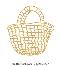 Handgezeichnet aus Tasche, Vektorgrafik.