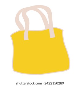 Hand drawn of bag, vector illustration.