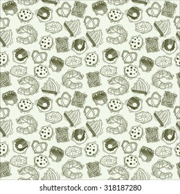 Hand drawn bakery 