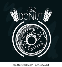 Hand drawn bakery goods design
