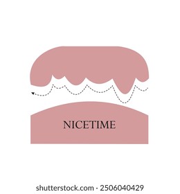 Hand drawn bakery logo template