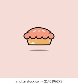 Hand Drawn bakery product doodle illustration icon. Outline hand drawn bakery item vector icon illustrations