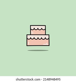 Hand Drawn bakery product doodle illustration icon. Outline hand drawn bakery item vector icon illustrations