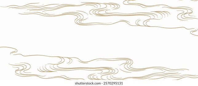 Hand drawn bamboo branch element on white background decorations in vintage style. Art abstract leaves template design.