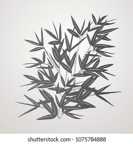 Hand drawn bamboo sketch