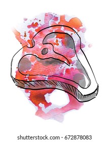 Hand Drawn Barbecue Element