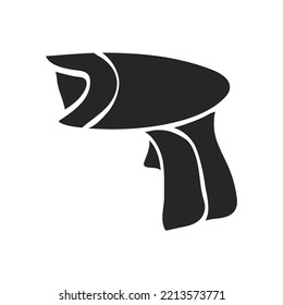 Hand drawn Barcode reader vector illustration