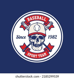 Hand Drawn Baseball Emblems of teams and competitions Badge