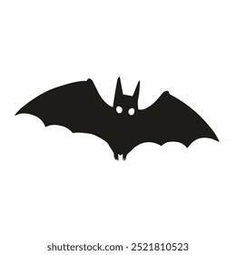 Hand drawn bat. Vector illustration.