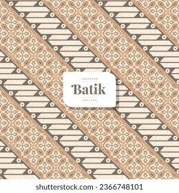 hand drawn batik pattern background