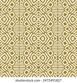 Hand drawn Batik seamless pattern. Geometric doodle abstract background, Ethnic wallpaper. Tribal vector texture. Aztec style. Folk embroidery, Scandinavian art, African rug, tile design.