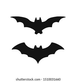 Hand drawn Bats isolated on a white. Sketch. Halloween concept. Vector illustration.