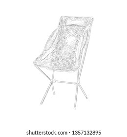 Hand drawn beach deck illustration design 