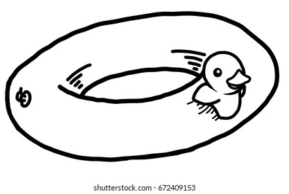 Hand Drawn Beach Toy Elements