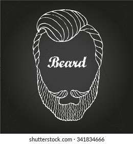 Hand Drawn Beard