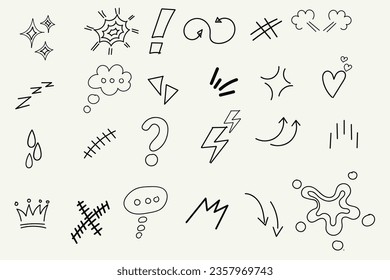 in hand drawn beautiful doodles