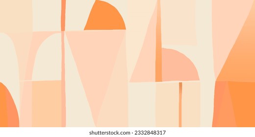 Hand drawn beautiful modern geometric pattern. Abstract background. Fashionable template for design. 