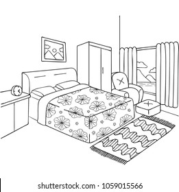 Room Colouring Pages Hd Stock Images Shutterstock