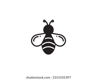HAND DRAWN BEE ICONS IN VECTOR