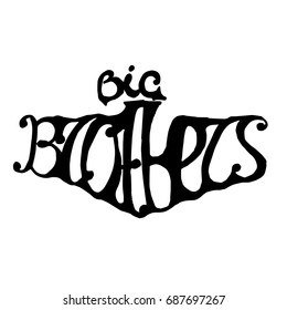 Hand drawn Big brothers 