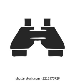 Hand drawn Binocular vector illustration