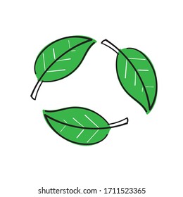 hand drawn Biodegradable recyclable plastic free package icon. Vector bio recyclable degradable label logo template. doodle drawing vector