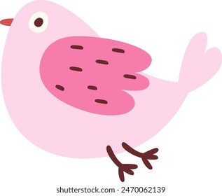 Hand Drawn Bird Vector Illustration
