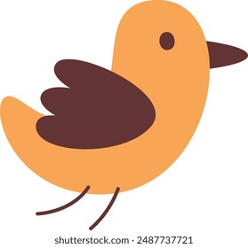 Hand Drawn Bird Vector Illustration