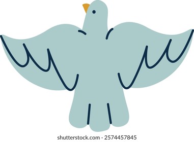 Hand Drawn Bird Vector Illustration