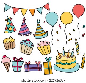 Hand Drawn Birthday Party 