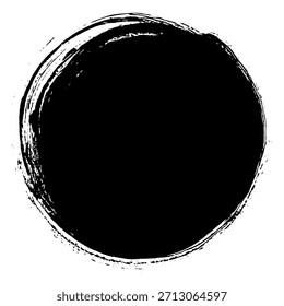 Dibujado a mano trazos de pincel negro y blobs adecuados para el trabajo de diseño grunge