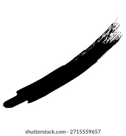 Dibujado a mano trazos de pincel negro y blobs adecuados para fondos de texto
