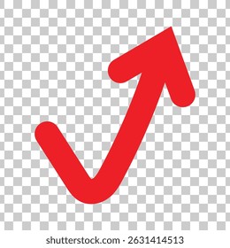 Hand Drawn Black Curved Arrow Swirl And Loop Doodle Arrow With Transparent Background