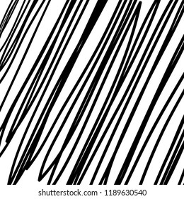 Fondo de garganta negra dibujada a mano, Textura de afilamiento diagonal de lápiz, Hatching con un lápiz, Lápiz de plomo Paralelo Agarrado, Araques de garganta dibujados a mano, Araques de pincel, Línea de marcador 