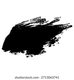 hand drawn black ink brush strokes useful for backgrounds