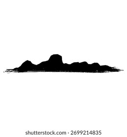 Os traços de tinta preta desenhados à mão criam um plano de fundo versátil para designs.